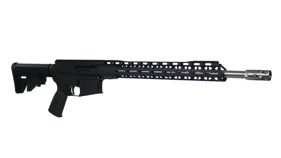 BC-15 .450 Bushmaster Left Side Charging Right Eject Complete Rifle, 18" Stainless Heavy Barrel, 1:24 Twist, Mid Length Length Gas System, 15" M-LOK Rail