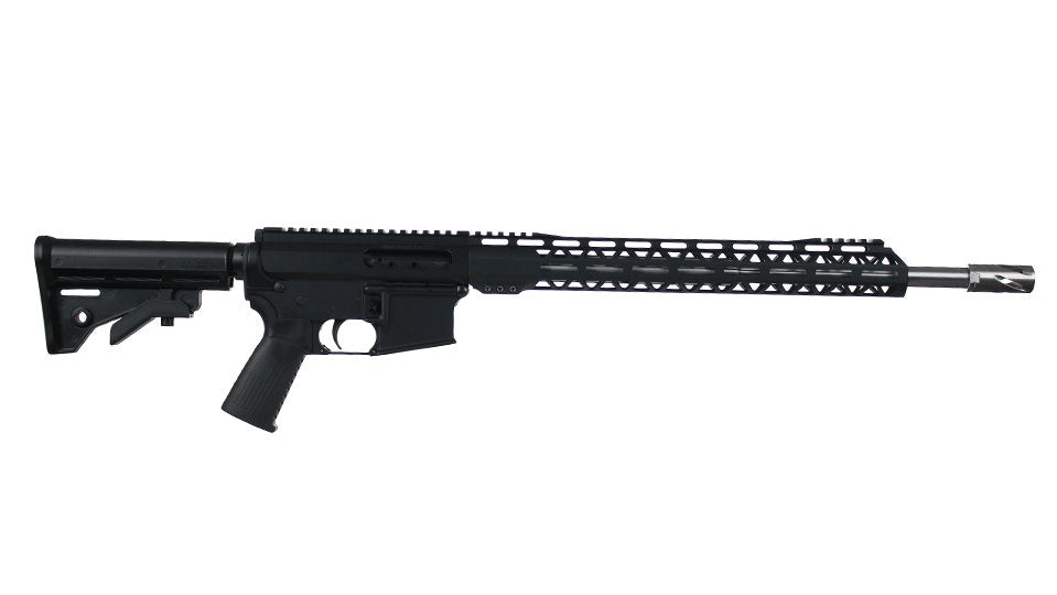 BC-15 .450 Bushmaster Left Side Charging Right Eject Complete Rifle, 18" Stainless Heavy Barrel, 1:24 Twist, Mid Length Length Gas System, 15" M-LOK Rail