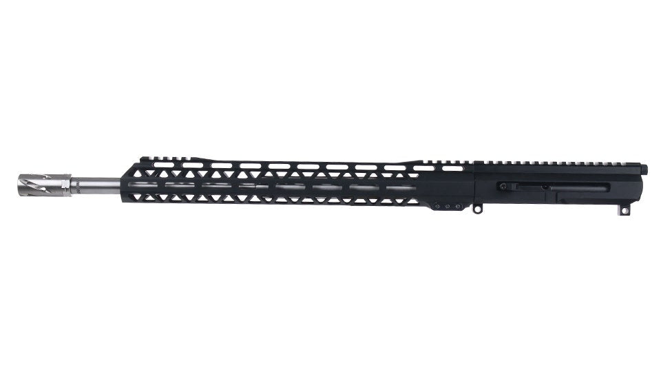 BC-15 .450 Bushmaster Left Side Charging Right Eject Complete Upper Assembly, 18" Stainless Heavy Barrel, 1:24 Twist, Mid Length Length Gas System, 15" M-LOK Rail