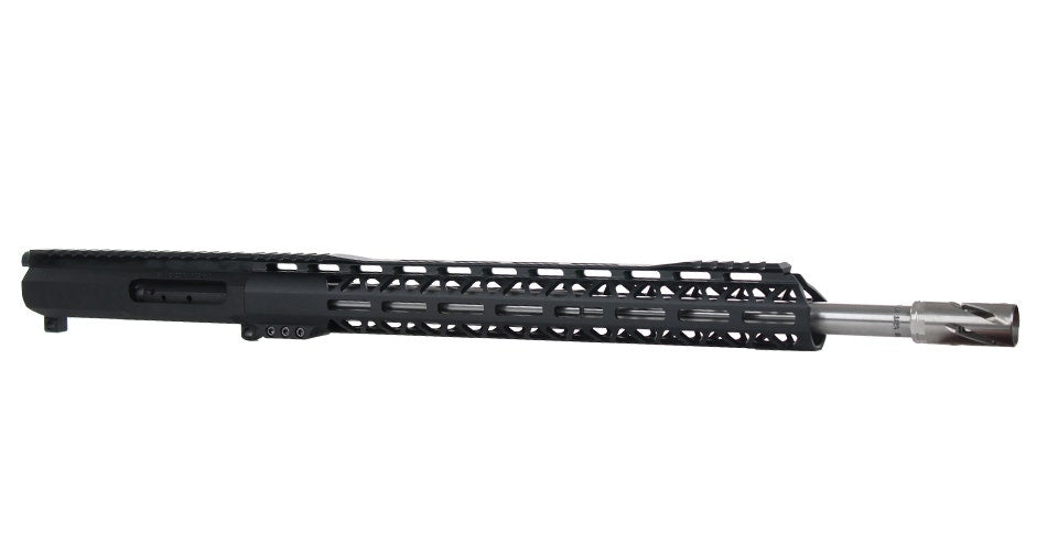 BC-15 .450 Bushmaster Left Side Charging Right Eject Complete Upper Assembly, 18" Stainless Heavy Barrel, 1:24 Twist, Mid Length Length Gas System, 15" M-LOK Rail