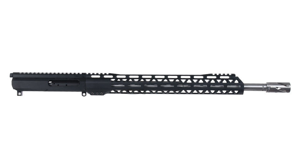 BC-15 .450 Bushmaster Left Side Charging Right Eject Complete Upper Assembly, 18" Stainless Heavy Barrel, 1:24 Twist, Mid Length Length Gas System, 15" M-LOK Rail