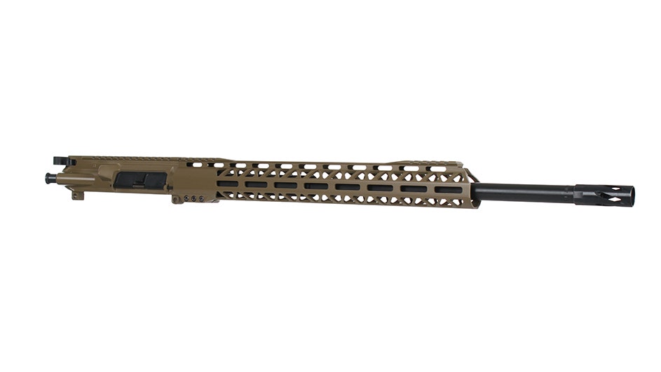 BC-15 .450 Bushmaster Flat Dark Earth Cerakote Forged Complete Upper Assembly, 20" Parkerized Heavy Barrel, 1:24 Twist, Rifle Length Gas System, 15" M-LOK Rail