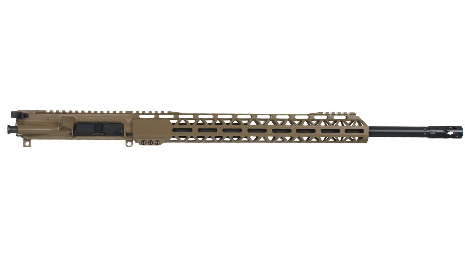 BC-15 .450 Bushmaster Flat Dark Earth Cerakote Forged Complete Upper Assembly, 20" Parkerized Heavy Barrel, 1:24 Twist, Rifle Length Gas System, 15" M-LOK Rail