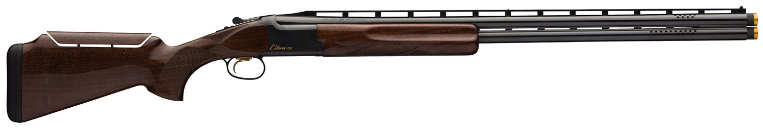 Browning 018075327 Citori CXT 12 Gauge 3" 2rd 32" Lightweight Ported Barrel, Gold Enhanced Receiver, American Black Waln