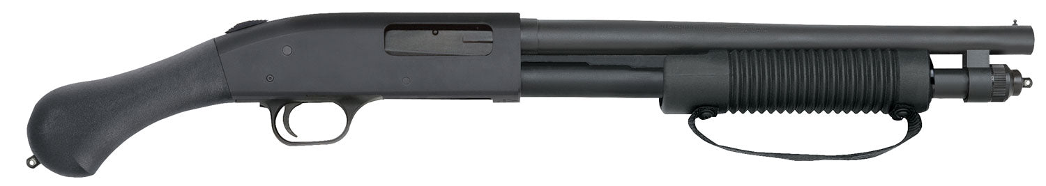 Mossberg 50657 590 Shockwave 20 Gauge Pump 3" 5+1 14.38" Matte Blued Heavy-Walled Barrel, Drilled & Tapped Matte Blued S