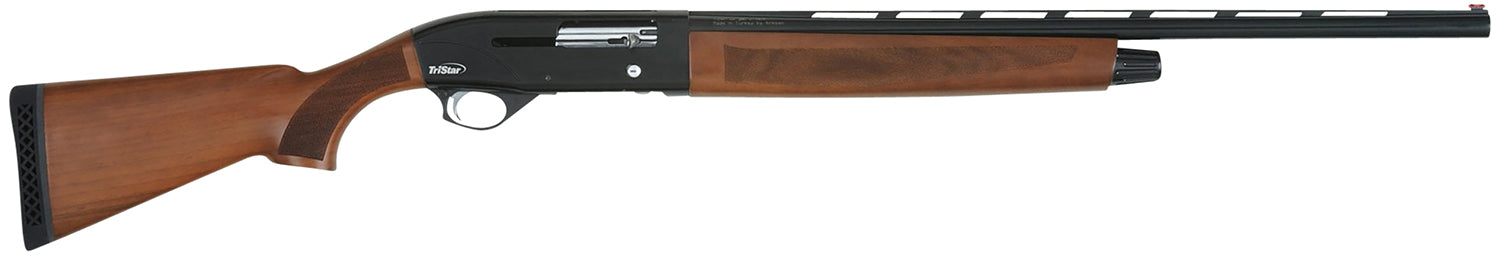 TriStar 24104 Viper G2 Compact 20 Gauge Semi-Auto 3" 5+1 24" Black Vent Rib Barrel, Black Steel Receiver, Fixed  Walnut 