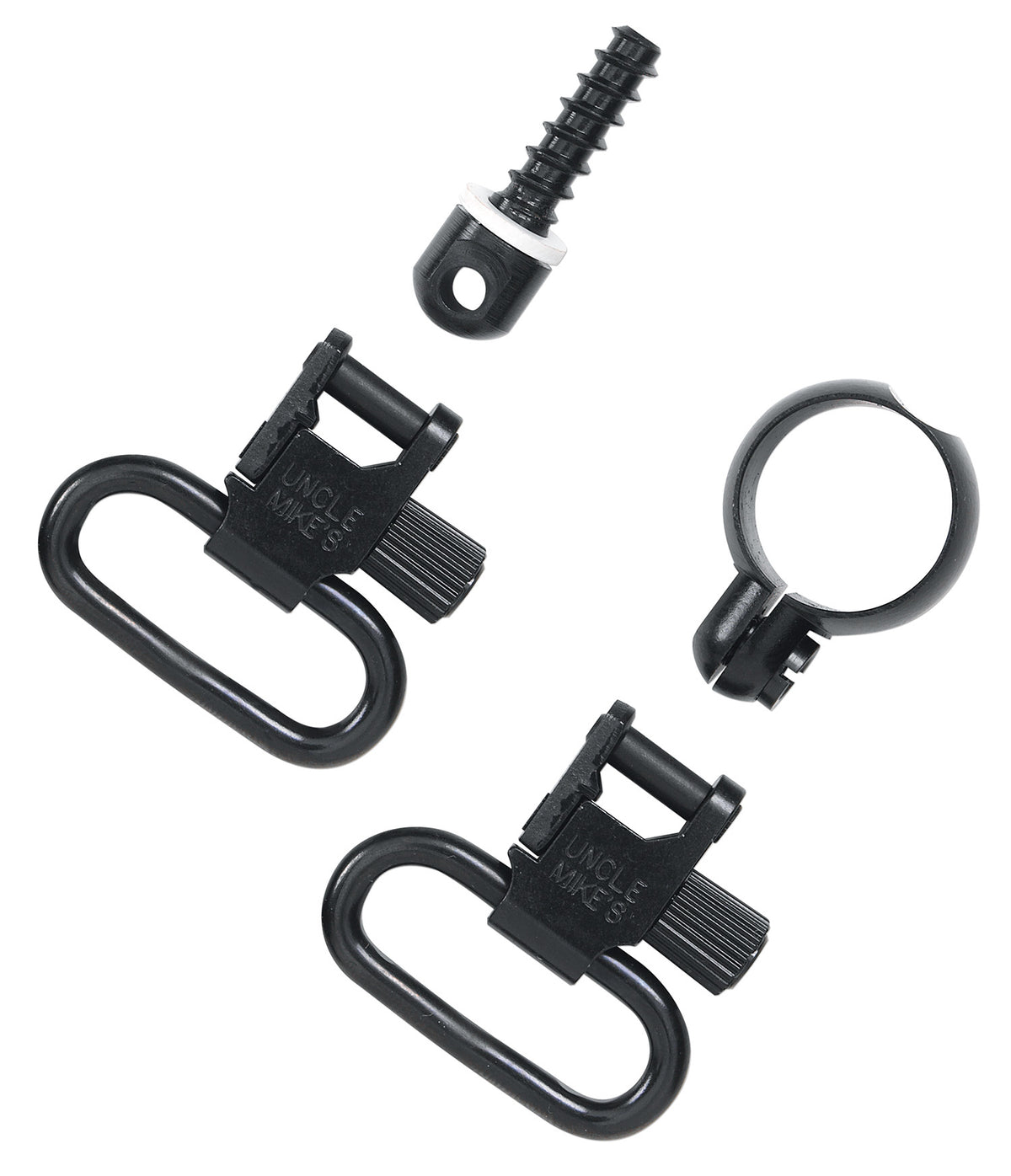 Uncle Mike's 13412 Super Swivel  Quick Detach 115 RF Blued 1" Loop for Most 22 Cal Tube Diameter & .430-.455" Rifles (Ex