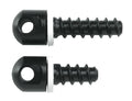 Uncle Mike's 25200 Magnum Band 115 RGS Screw Set made of Blued Steel Includes 1/2" Forend Base, 3/4" Rear Base Screws & 