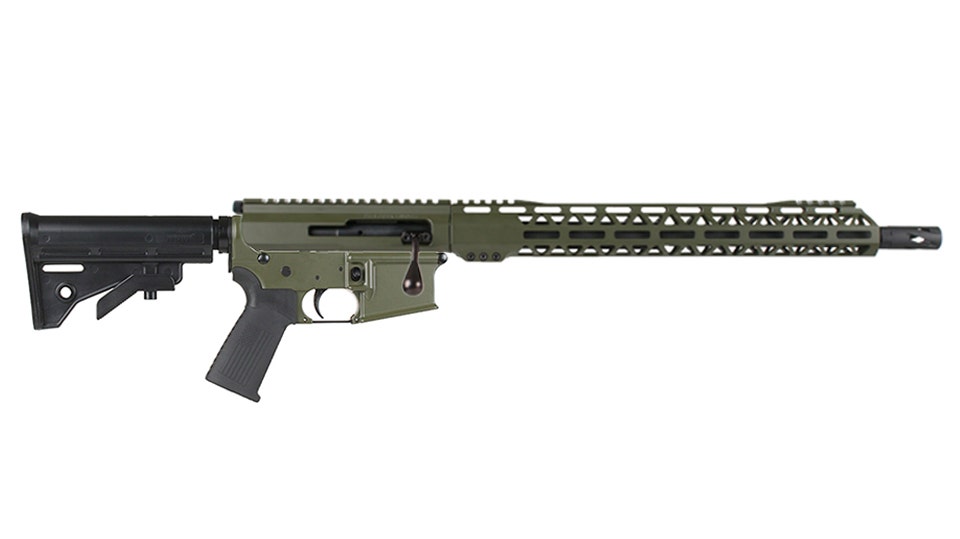 BC-15 .300 Blackout Bolt Action Style Rifle, 16" Parkerized Heavy Barrel, 1:8 Twist, 15" MLOK Split Rail