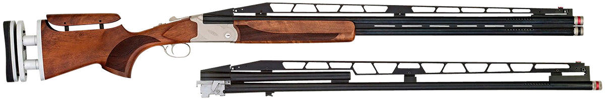 TriStar 35418 TT-15A Combo Trap 12 Gauge Break Open 3" 1rd/2rd 32/34" Blued Vent Rib Chrome-Lined Barrel, Silver Receive