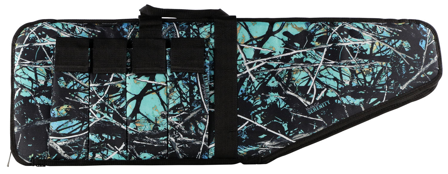 Bulldog SRN1038 Extreme Tactical  38" Muddy Girl Serenity Camo Water-Resistant Nylon, Black Trim, Tricot Lining, 4 Exter