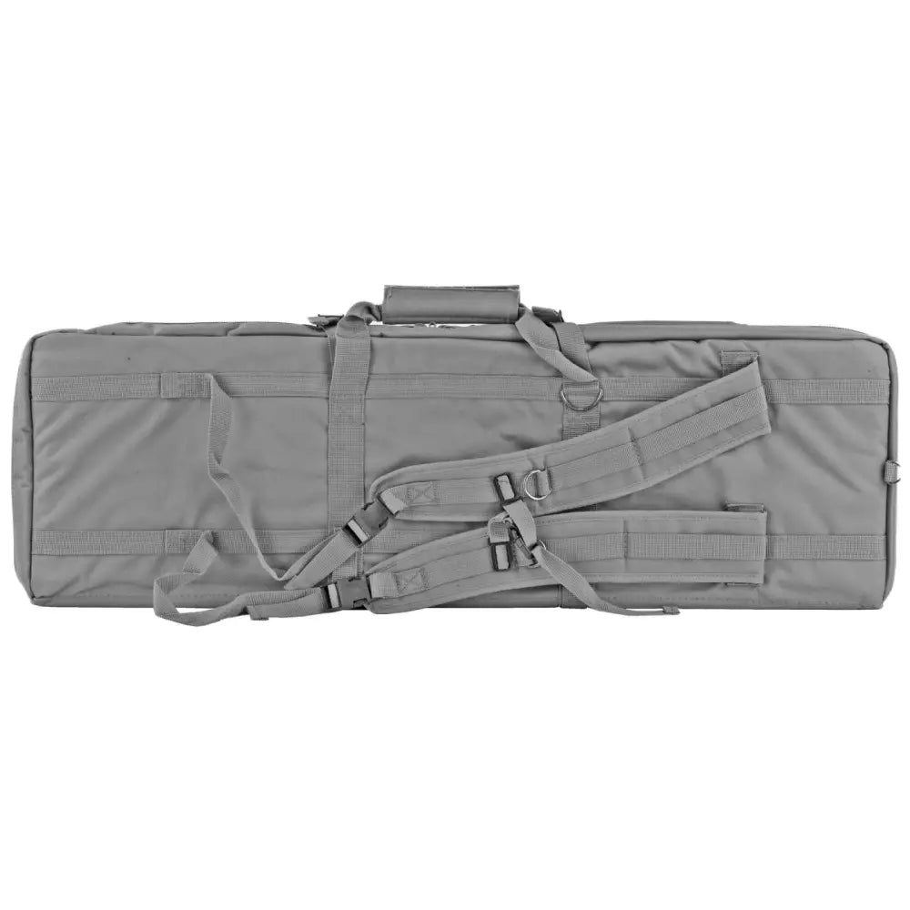 BULLDOG CASE TACTICAL 37" DOUBLE TACTICAL RIFLE CASE SEAL GREY W/ BACK STRAPS (5 PER CASE)