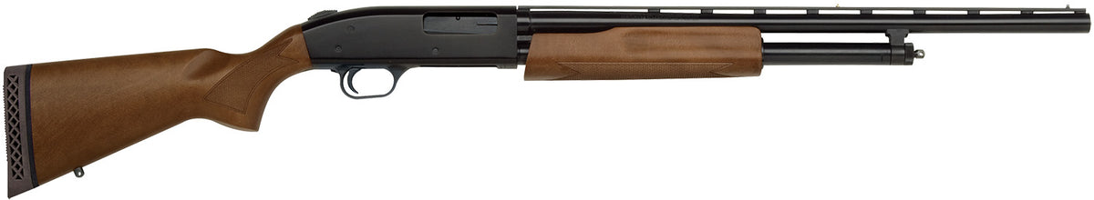 Mossberg 54132 500 Bantam Youth 20 Gauge Pump 3" 5+1 22" Blued Vent Rib Barrel, Blued Steel Receiver, Fixed Hardwood Sto