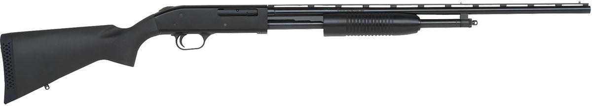 Mossberg 50112 500 Bantam Youth 410 Gauge Pump 3" 5+1 24" Blued Vent Rib Barrel, Blued Steel Receiver, Fixed Black Synth