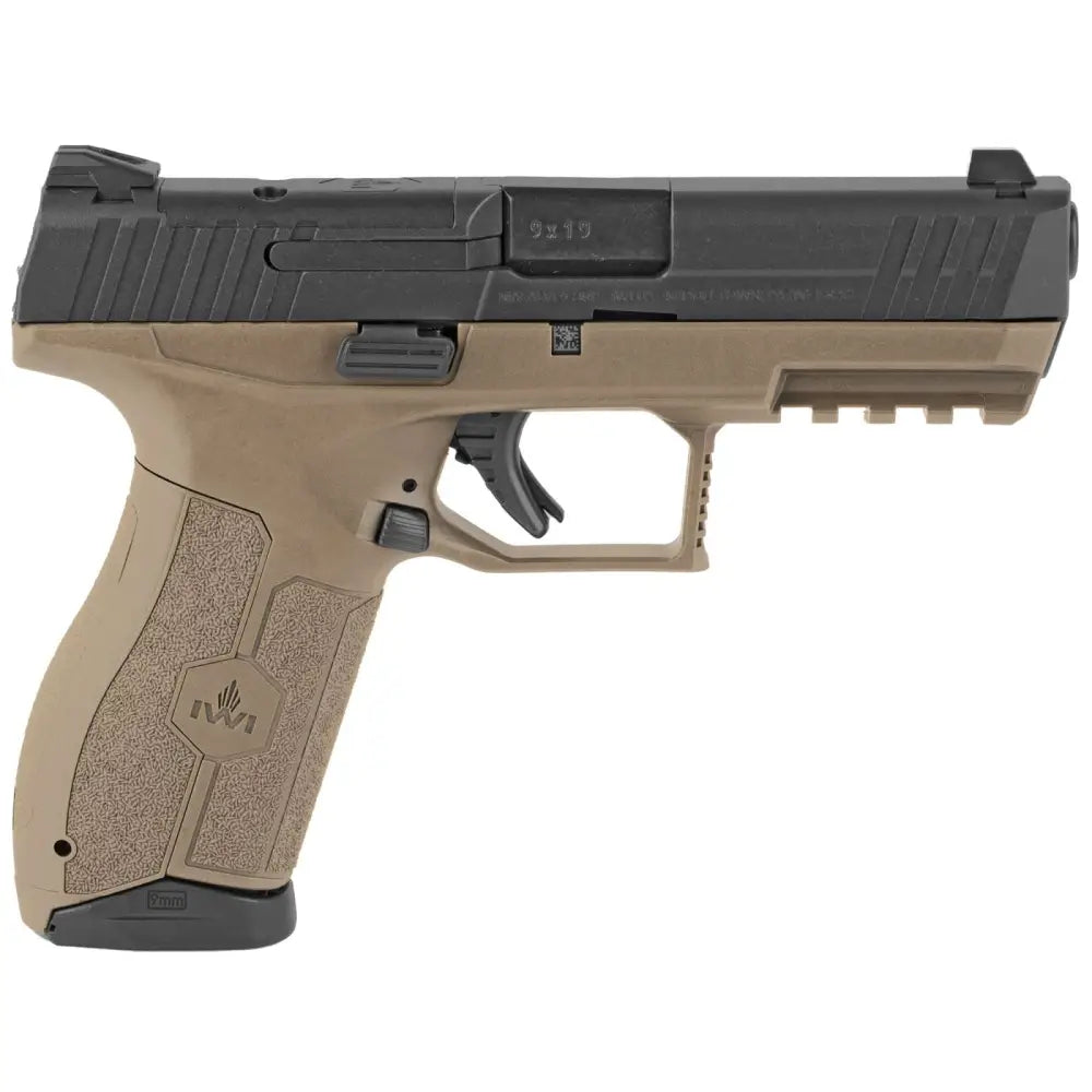 IWI MASADA 9MM 4.1" FDE 2-17RD MAGS