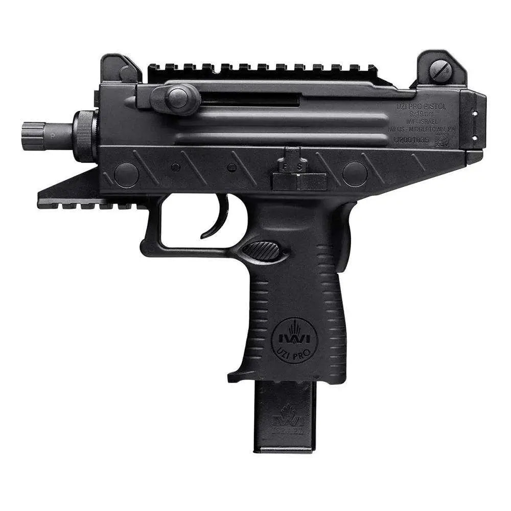 IWI UZI PRO PISTOL 9MM LUGER 4.5" BBL, 2-25RD MAGS, SIDE FOLDING BRACE
