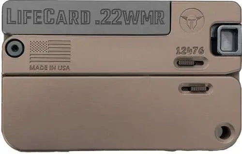 TRAILBLAZER FIREARMS LIFECARD 22WMR PISTOL BARRETT BROWN ALUMINUM