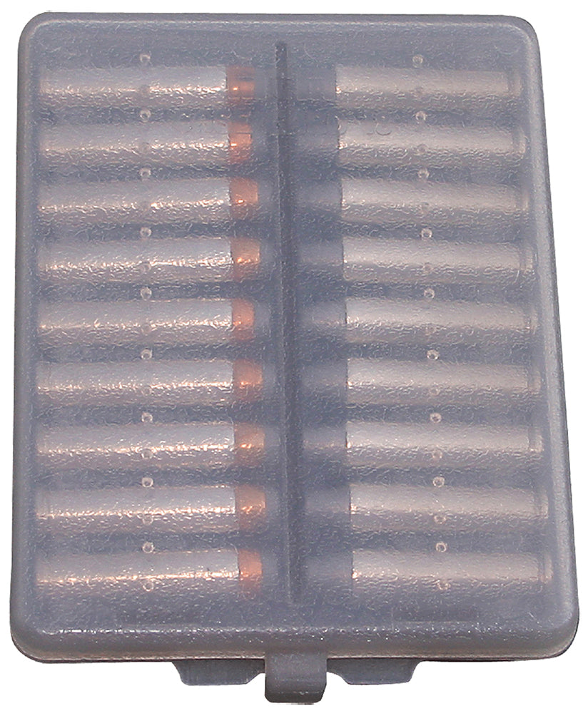 MTM Case-Gard W183841 Ammo-Wallet  Handgun Multi-Caliber 18rd Clear Smoke Polymer