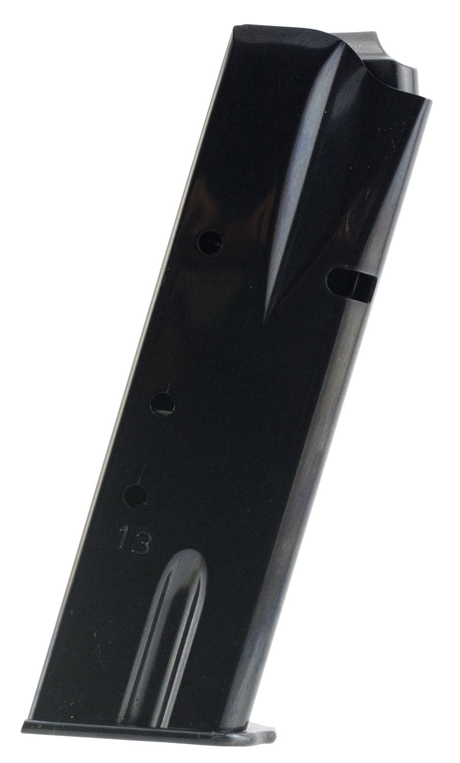 Mec-Gar MGBRHP13B Standard 13rd 9mm Luger Fits Browning Hi-Power/Springfield SA-35, Blued Carbon Steel