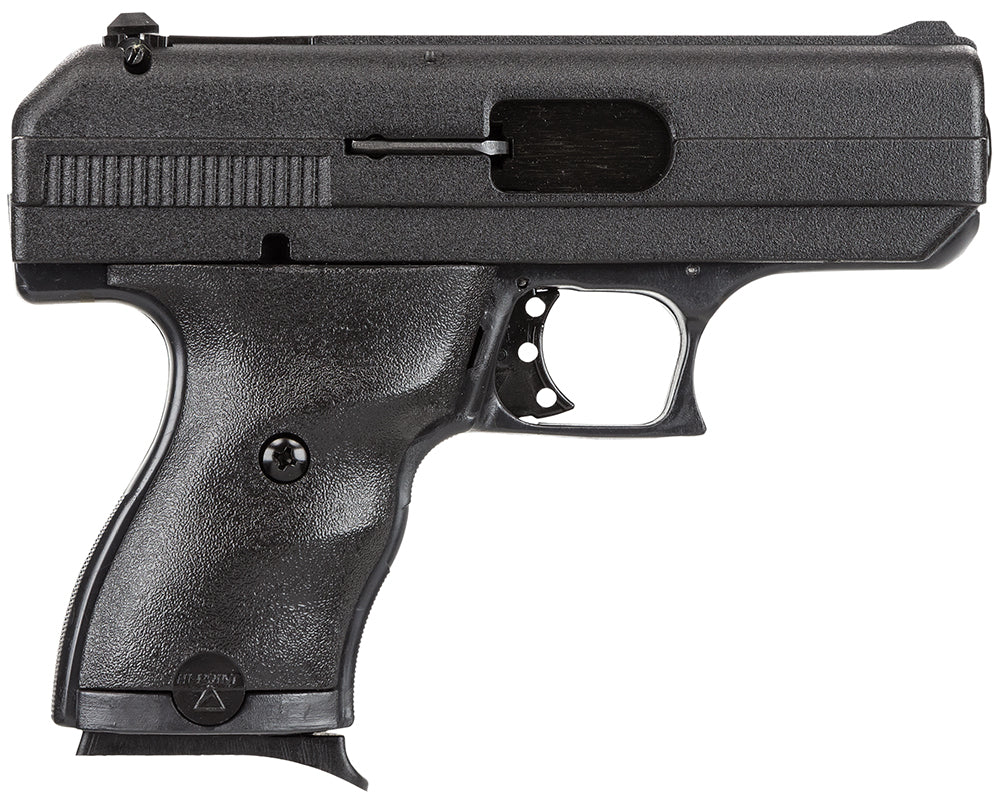 Hi-Point 916G C9  9mm Luger 8+1 3.50" Black Steel Barrel, Black Powder Coated Serrated Steel Slide, Black Polymer Frame,