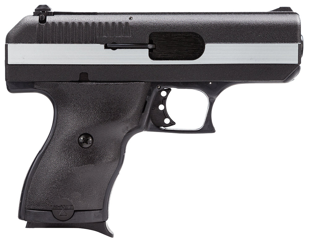 Hi-Point CF380 CF  380 ACP 8+1, 3.50" Black Steel Barrel, Black Powder Coated/Chrome Serrated Steel Slide, Black Polymer