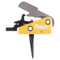 Timney Triggers 667SST Competition Trigger  Single-Stage Straight Trigger with 3 lbs Draw Weight & Black/Gold Finish for