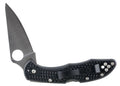 Spyderco C11FPBK Delica Folder 2.875" VG-10 Flat Ground Plain Edge Fiberglass Reinforced Nylon Black