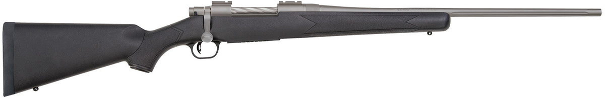 Mossberg 28010 Patriot Synthetic Full Size 30-06 Springfield 5+1 22" Stainless Cerakote Fluted Barrel, Stainless Cerakot