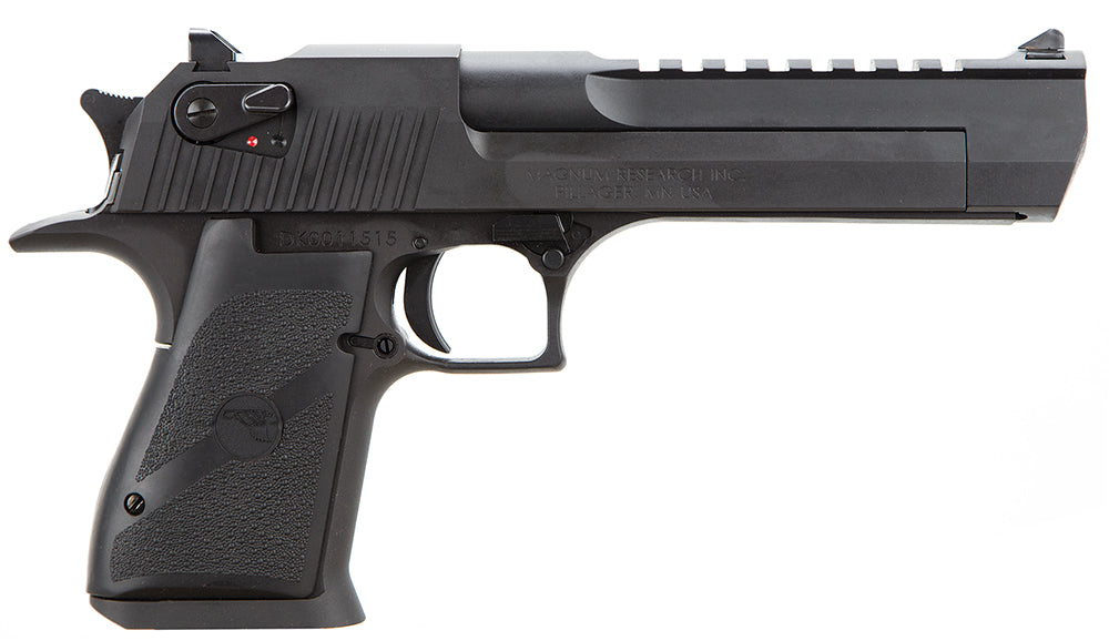 Magnum Research DE44 Desert Eagle Mark XIX 44 Rem Mag Caliber with 6" Picatinny Rail Barrel, 8+1 Capacity, Overall Black