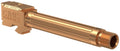 CMC Triggers 75513 Match Precision  9mm Luger 4.48" Fluted/Match Grade/Threaded Bronze DLC Stainless Steel, Compatible w