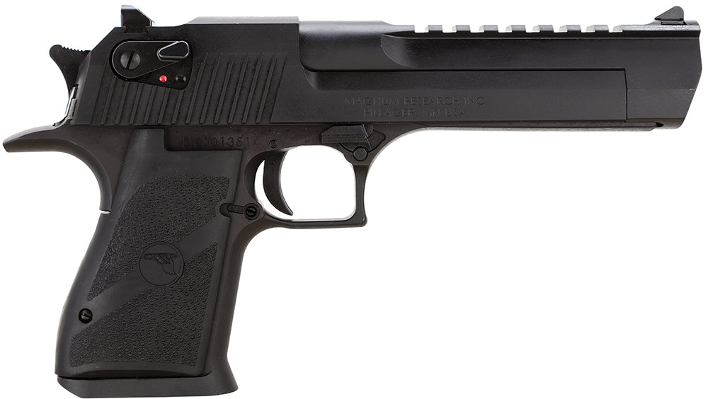 Magnum Research DE357 Desert Eagle Mark XIX 357 Mag Caliber with 6" Picatinny Rail Barrel, 9+1 Capacity, Overall  Black 