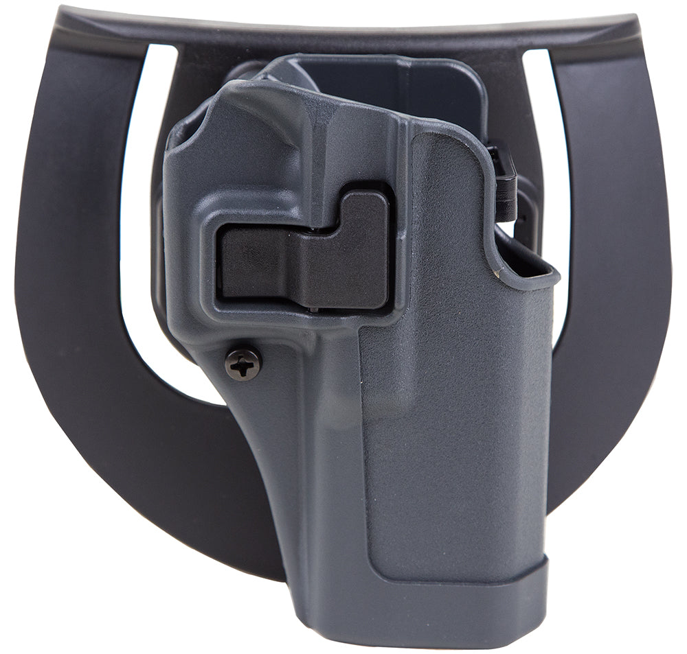 Blackhawk 413500BKR Serpa CQC Sportster OWB Size 00 Gun Metal Gray Polymer Paddle Compatible w/Glock 17/22/31/47 Right H
