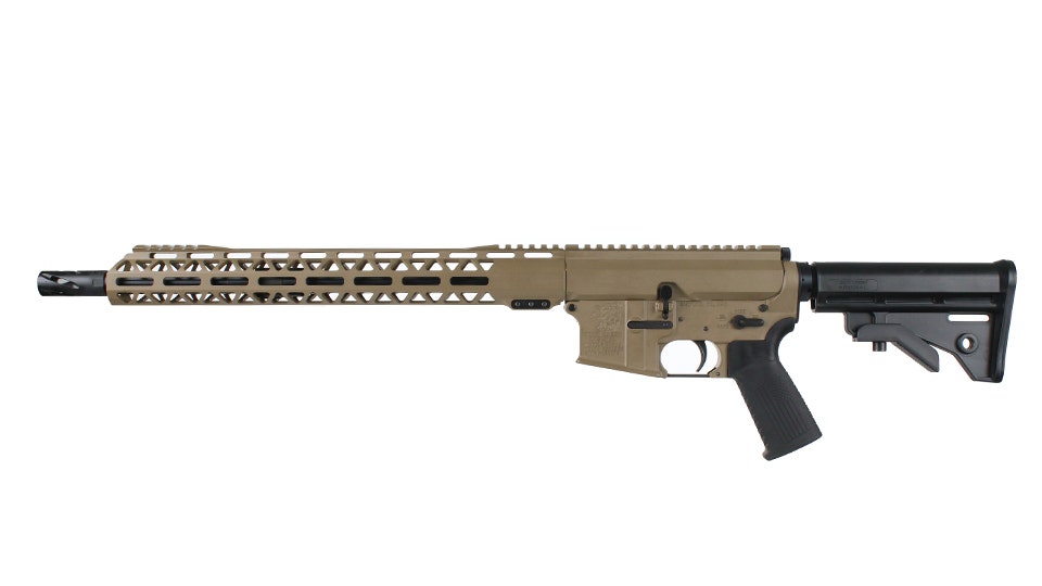 BC-15 5.56 NATO Bolt Action Style Rifle, 16" Black Nitride Cold Hammer Forged M4 Barrel, 1:8 Twist, Talon 15" MLOK Split Rail