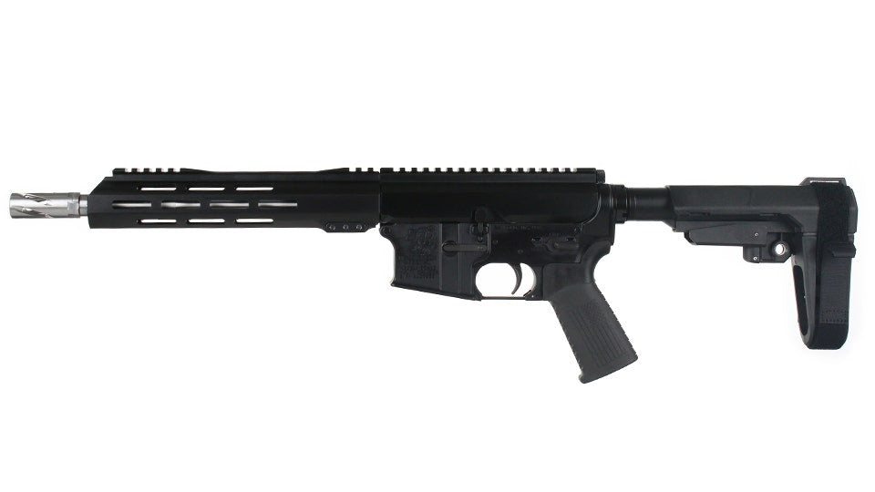 BC-15 5.56 NATO Side Charging Complete Pistol, 10.5" Stainless Contour Barrel, 1:8 Twist, Carbine Length Gas System, 10" M-LOK Rail, Brace