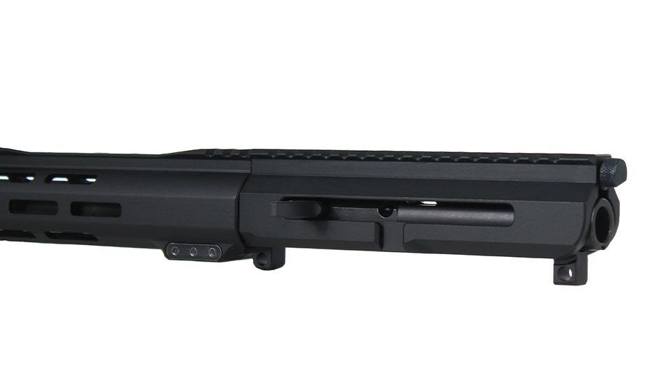 BC-15 5.56 NATO Left Side Charging Right Eject Complete Upper Assembly, 10.5" Parkerized Contour Barrel, 1:7 Twist, Carbine Length Gas System, 10" M-LOK Rail
