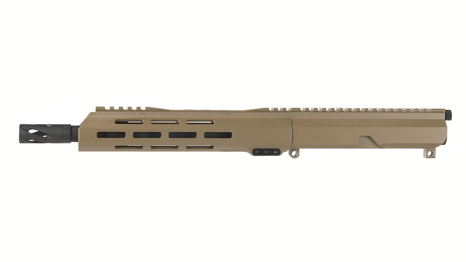 BC-15 5.56 NATO Side Charging Upper, 10.5" Parkerized Contour - 0.75, 1:8 Twist, 4150 Carbine Length Gas System, MLOK Split Rail - Micro Flash Hider
