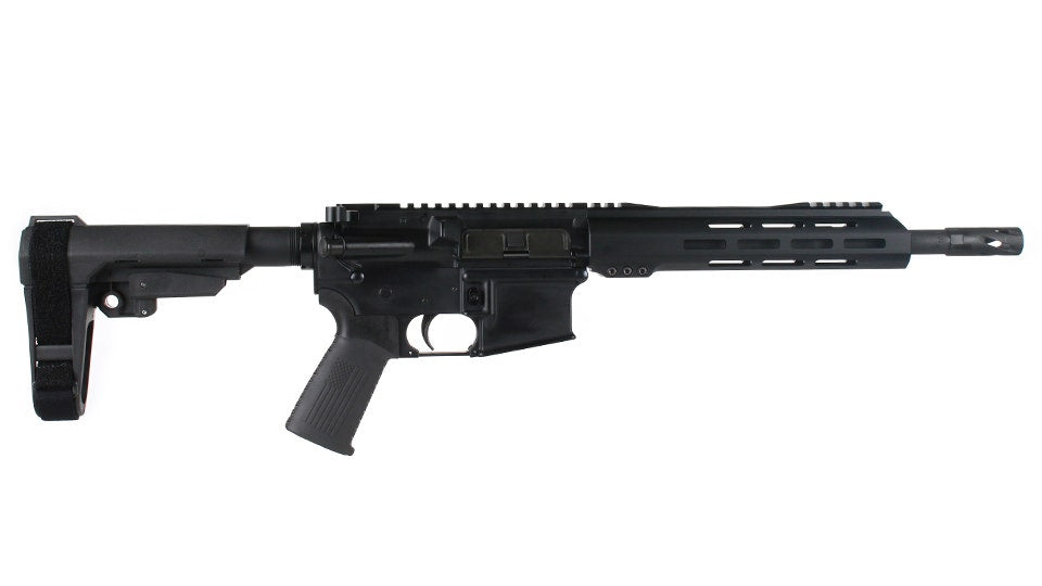 BC-15 5.56 NATO Pistol, 11.5" Parkerized Contour Barrel, 1:7 Twist, Carbine Length Gas System, 10" M-LOK Rail, Brace
