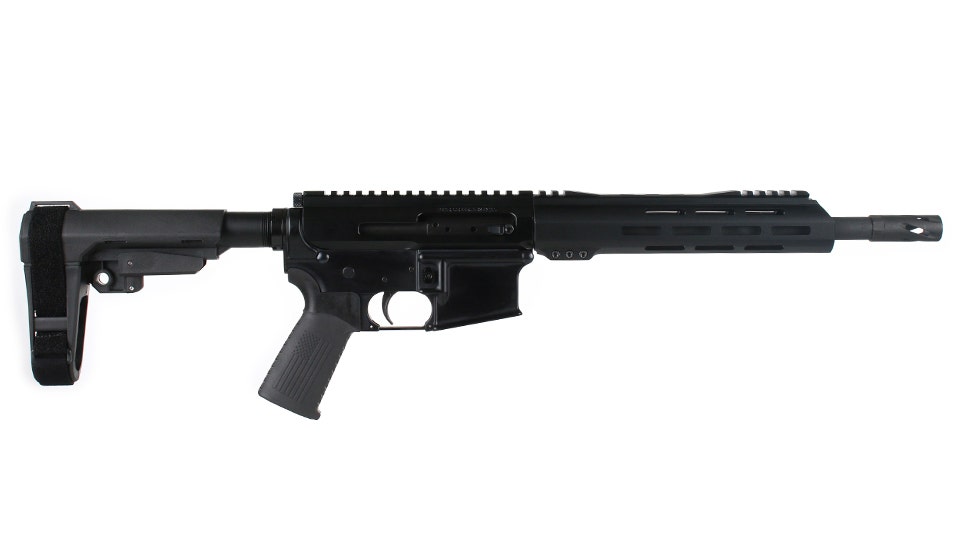BC-15 5.56 NATO Side Charging Complete Pistol, 11.5" Parkerized Contour Barrel, 1:7 Twist, Carbine Length Gas System, 10" M-LOK Rail, Brace