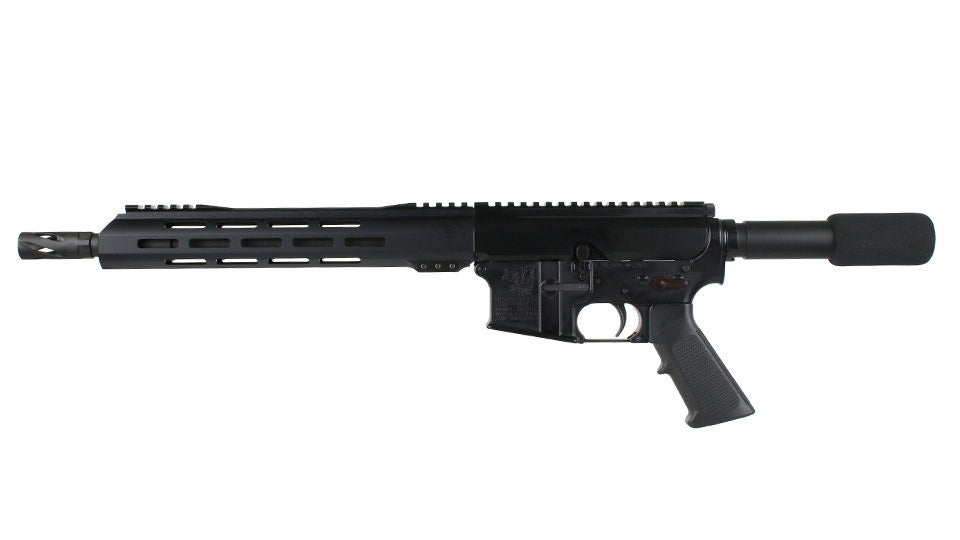 BC-15 5.56 NATO Bolt Action Style Complete Pistol, 12.5" Parkerized SOCOM Barrel, 1:7 Twist, Mid Length Length Gas System, M-LOK Rail