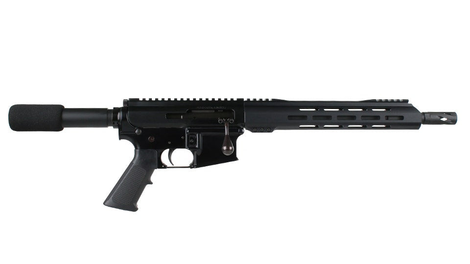 BC-15 5.56 NATO Bolt Action Style Complete Pistol, 12.5" Parkerized SOCOM Barrel, 1:7 Twist, Mid Length Length Gas System, M-LOK Rail