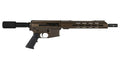 BC-15 5.56 NATO Midnight Bronze Cerakote Side Charging Complete Pistol, 12.5" Parkerized SOCOM Barrel, 1:7 Twist, Mid Length Length Gas System, 12" M-LOK Rail
