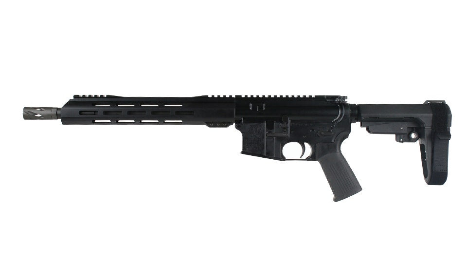 BC-15 5.56 NATO Pistol, 12.5" Parkerized SOCOM Barrel, 1:7 Twist, Mid Length Length Gas System, 12" M-LOK Rail, Brace