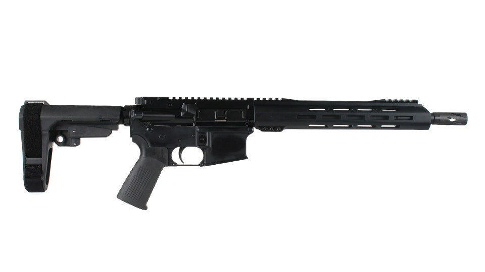 BC-15 5.56 NATO Pistol, 12.5" Parkerized SOCOM Barrel, 1:7 Twist, Mid Length Length Gas System, 12" M-LOK Rail, Brace