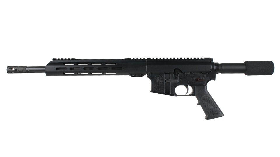 BC-15 5.56 NATO Bolt Action Style Complete Pistol, 14.5" Parkerized Contour Barrel, 1:7 Twist, Carbine Length Gas System, M-LOK Rail