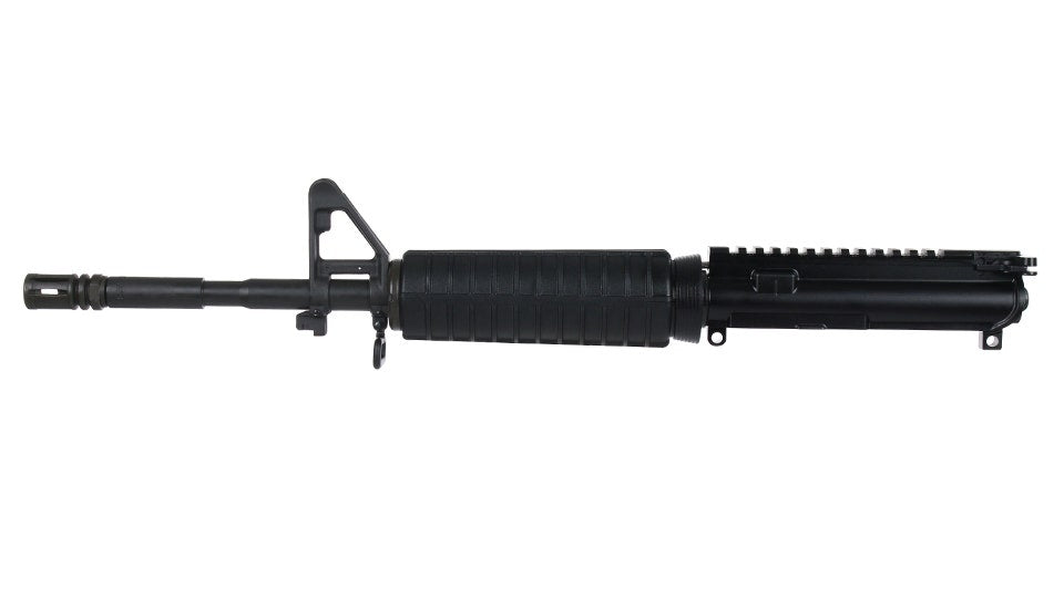 BC-15 5.56 NATO Forged Complete Upper Assembly, 14.5" Black Nitride Contour Barrel, 1:7 Twist, Carbine Length Gas System, Standard Handguard