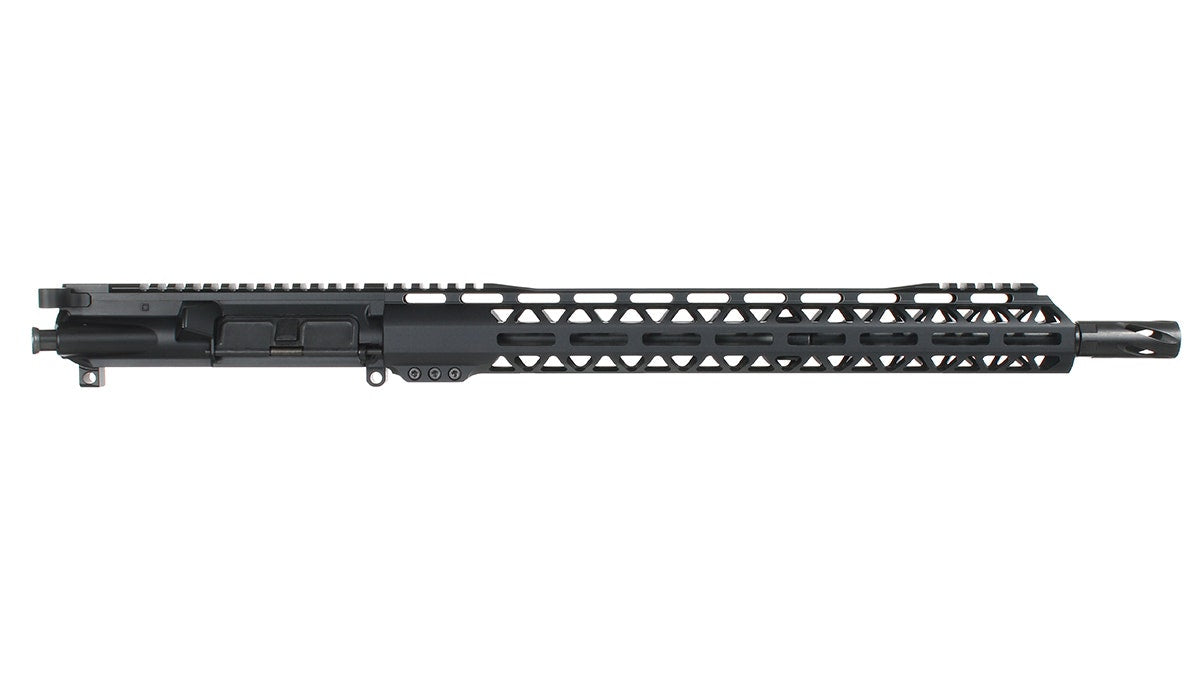 BC-15 5.56 NATO Forged Complete Upper Assembly, 16" Black Nitride Government Barrel, 1:7 Twist, Mid Length Length Gas System, 15" M-LOK Rail