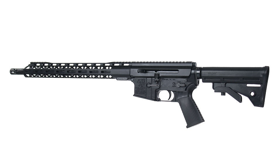 BC-15 5.56 NATO Left Side Charging Right Eject Complete Rifle, 16" Black Nitride Contour Barrel, 1:7 Twist, Mid Length Length Gas System, 15" M-LOK Rail