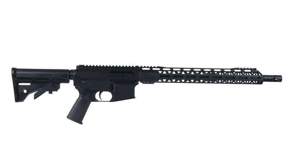 BC-15 5.56 NATO Left Side Charging Right Eject Complete Rifle, 16" Black Nitride Contour Barrel, 1:7 Twist, Mid Length Length Gas System, 15" M-LOK Rail