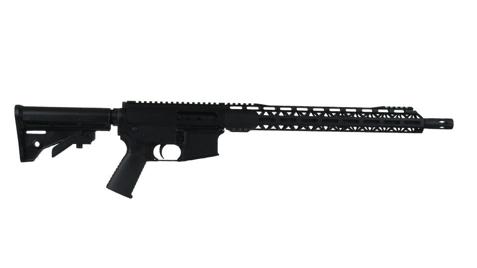 BC-15 .300 Blackout Left Side Charging Right Eject Complete Rifle, 16" Parkerized Heavy Barrel, 1:8 Twist, Pistol Length Gas System, 15" M-LOK Rail
