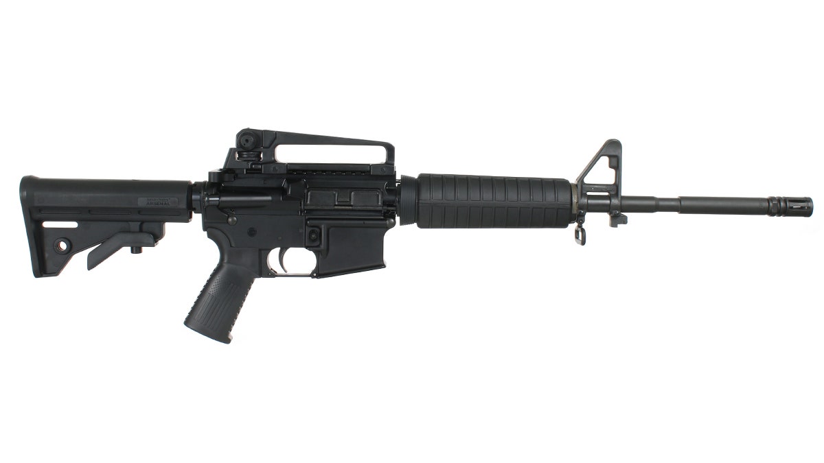 BC-15 5.56 NATO Side Charging Complete Rifle, 16" Parkerized Contour Barrel, 1:7 Twist, Carbine Length Gas System, Standard Handguard